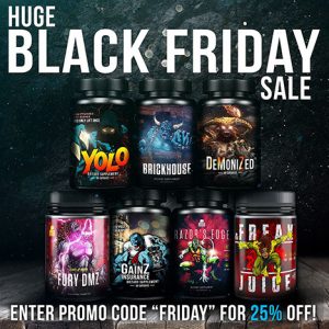 BOSS Nutrition Black Friday Sale Social Media Ad