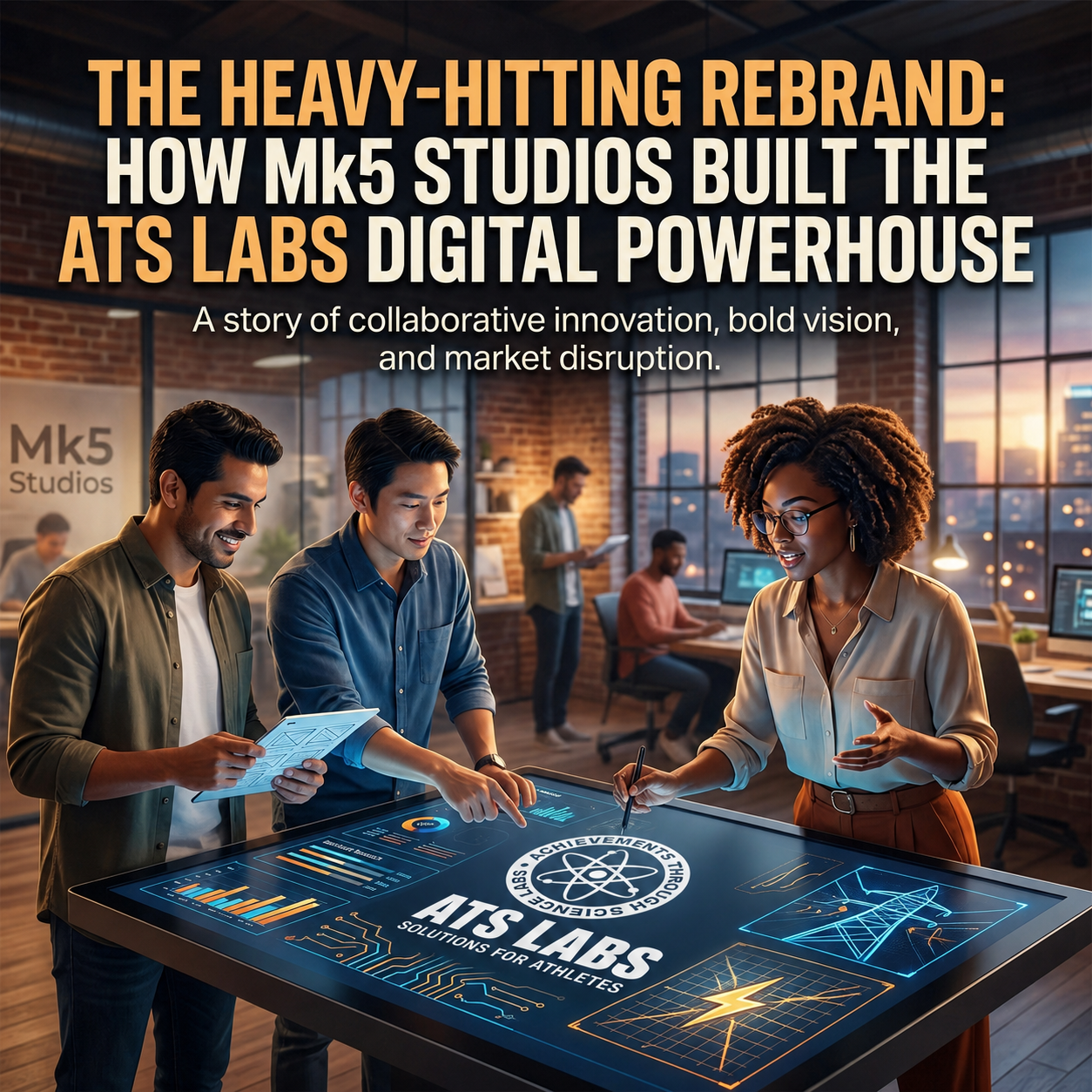 ATS Labs branding and labeling design